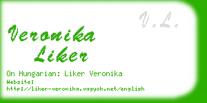 veronika liker business card